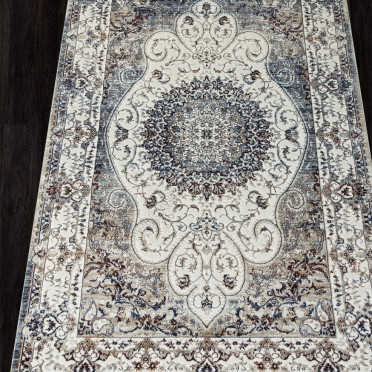 Ковер 00641D - D.BLUE FDY / BEIGE FDY - Прямоугольник - коллекция ASADU