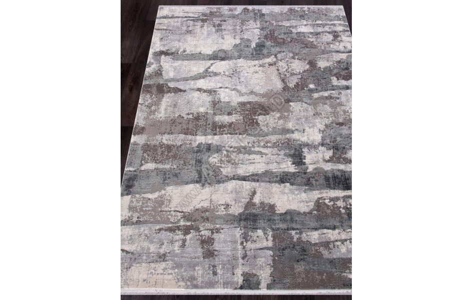 Ковер M412A - CREAM / D.GRAY  OLIMPOS