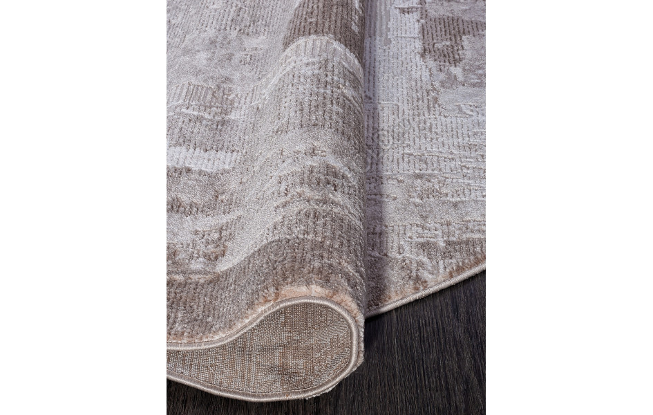 Ковер турецкий круглый 03710A BROWN - коллекция ARMINA