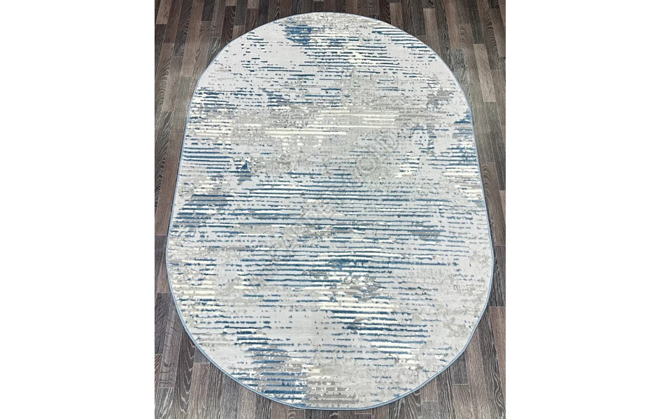 Ковер турецкий D071A_D.GREY коллекции Bojnord овальный