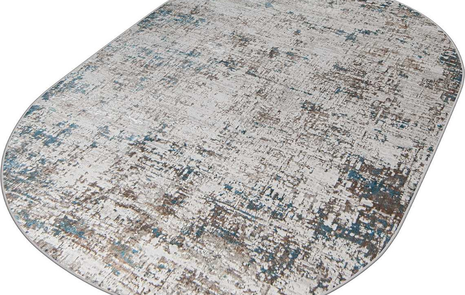 38554A OVAL BLUE FLS / CREAM FLS Eliza