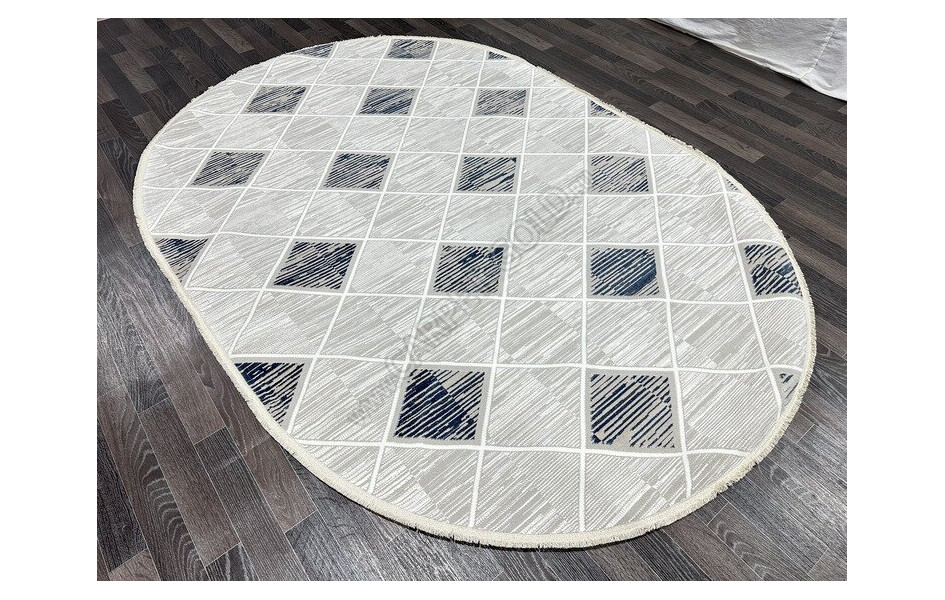 Ковер Gordion 16109_1 овал в скандинавском стиле