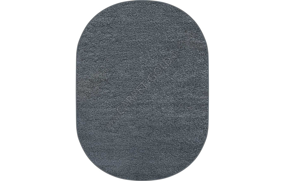 Ковер белорусский Шегги Микрофибра 11001 OVAL 43 прямоугольный