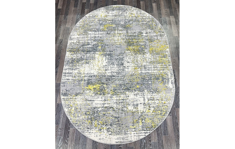 0730A_L. GREY / GOLD овал FAME