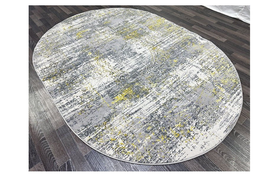 0730A_L. GREY / GOLD овал FAME