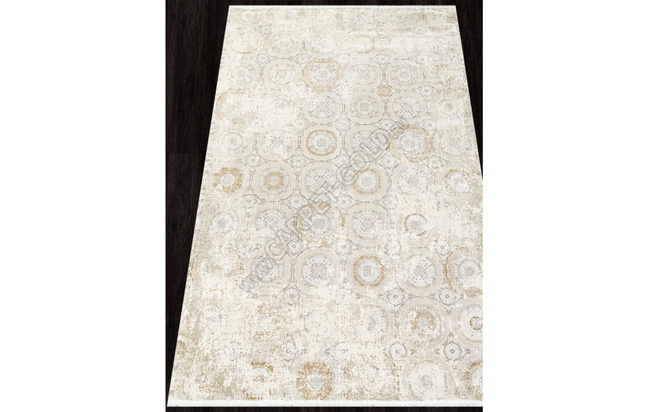 Ковер Y5149Q - L.BEIGE / YELLOW - Прямоугольник - коллекция EMPEROS OLIMPOS