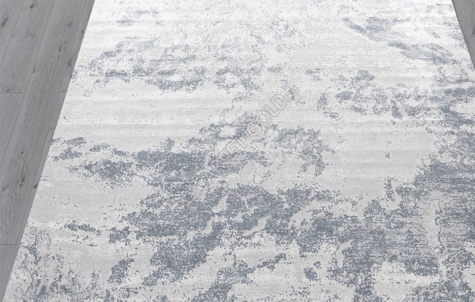 Ковер 00267 - GREY / BLUE - Прямоугольник - коллекция DUBAI