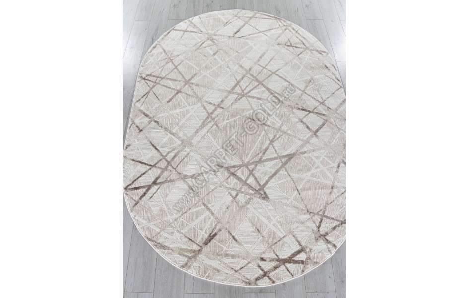 Ковер MX014 - BEIGE - Овал - коллекция MEXX