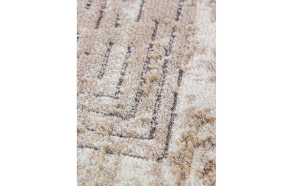 Ковер 04251A - BEIGE FDY / CREAM HB - Прямоугольник - коллекция NOVA